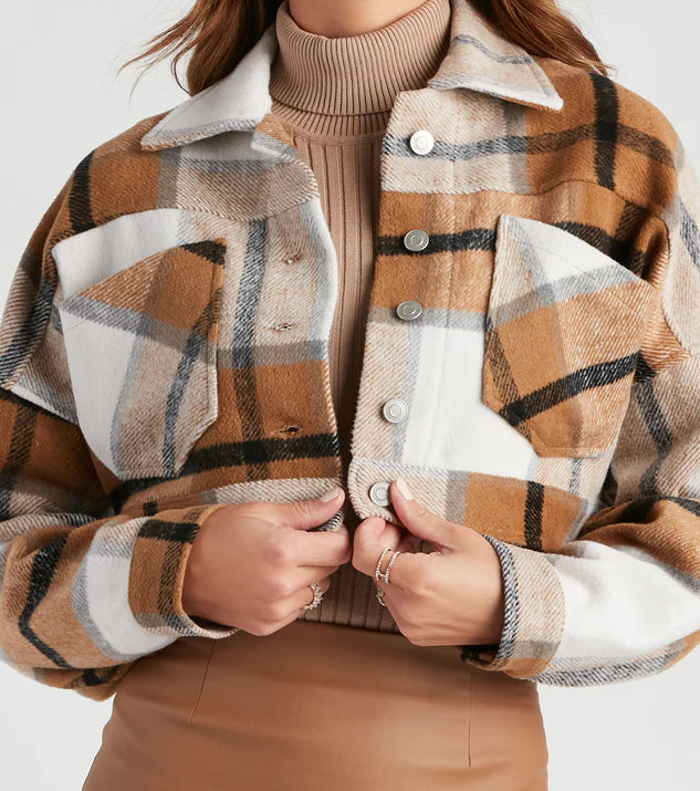 Chaqueta Corta Always In Plaid