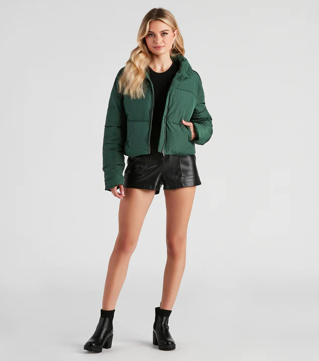 Chaqueta Corta Alcochada Favorita Verde