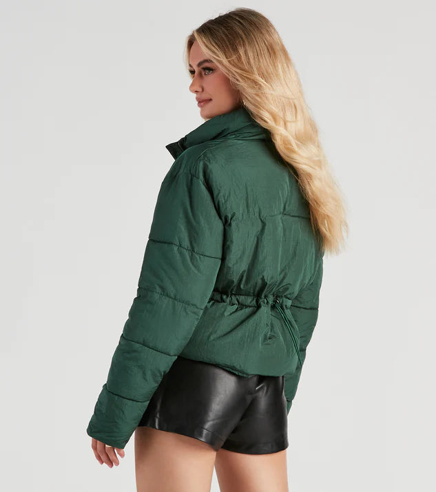 Chaqueta Corta Alcochada Favorita Verde